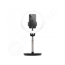 Pevný statív s kruhovou LED lampou