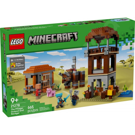 LEGO® Základňa a torpédoborec Minecraft® 21278 Raider