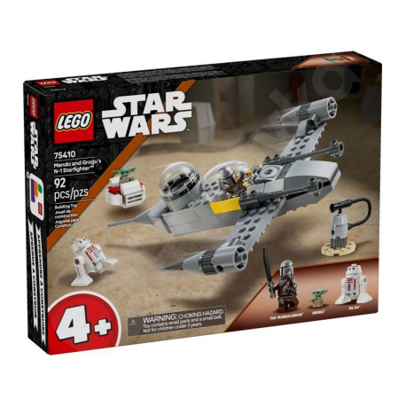LEGO® Star Wars™ 75410 Mando, Grogu a stíhačka Starfighter N-1™