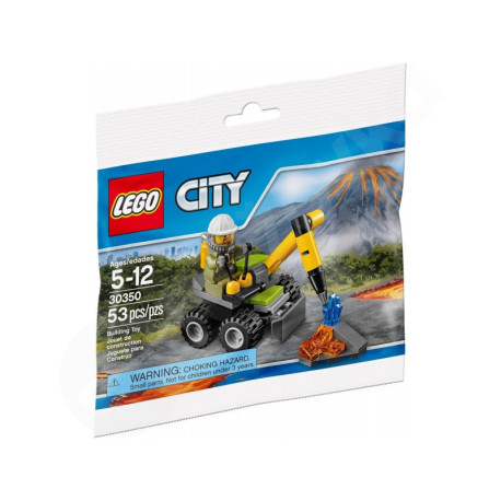 LEGO® City 30350 City Volcano - pneumatické kladivo