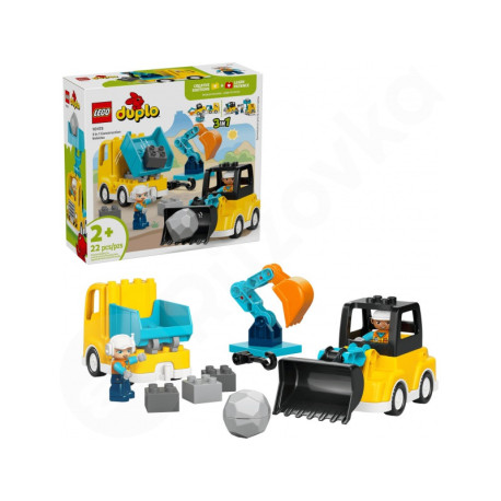 LEGO® DUPLO® 10475 Vozidla na stavbě 3v1