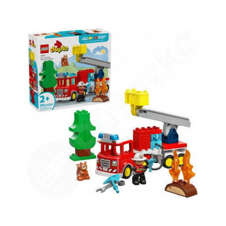 LEGO® DUPLO® 10473 hasičské auto s hadicou a hasičským vozidlom