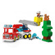 LEGO® DUPLO® 10473 hasičské auto s hadicou a hasičským vozidlom