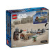 LEGO® Star Wars™ 75436 Mandalorian a Grogu a spídrová motorka