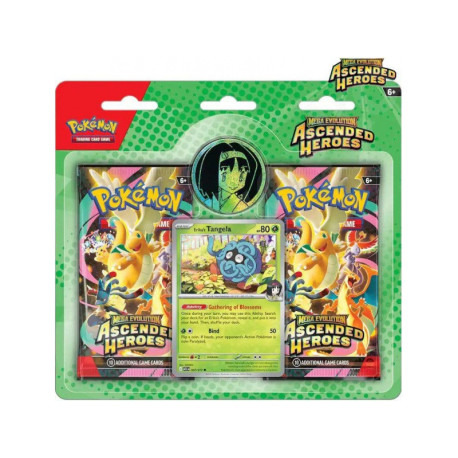 Pokémon TCG: Ascended Heroes - Blister 2x booster (Erika Tangela)