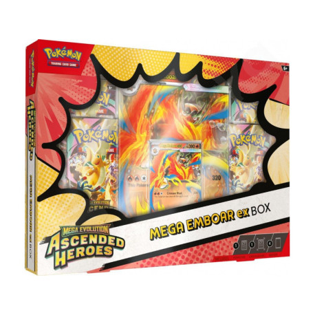 Pokémon TCG: Ascended Heroes - bývalý Box (Mega Emboar)