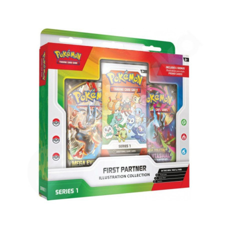 Pokémon TCG: Kolekcia ilustrácií prvého partnera - Séria 1