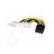 REDUKCE VGA napájení 2x5.25" Molex - 8 pin pro PCI-E
