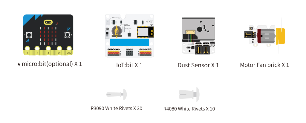 Třídní kit pro micro:bit: Automatická čistička vzduchu