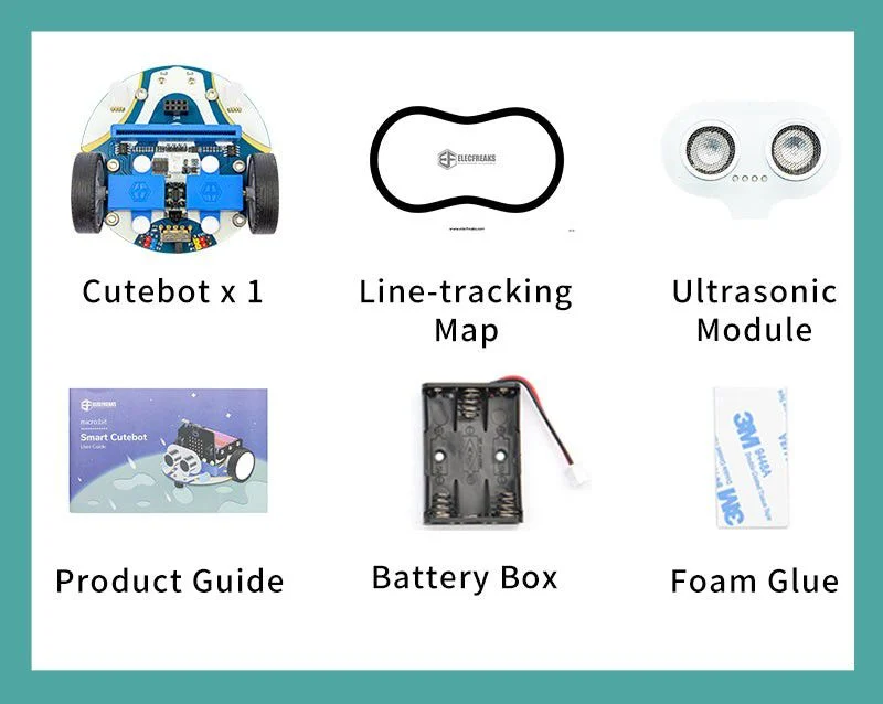 Cutebot - Micro:bit chytré závodní auto V3.0