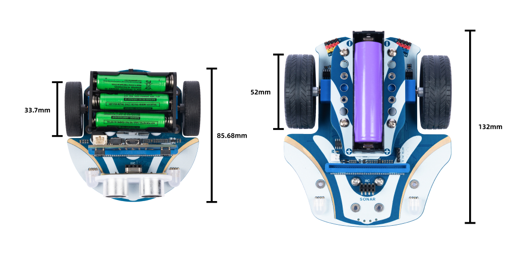 Sada příslušenství interaktivního kódování pro TPBot a Nezha Inventor´s kit 48v1