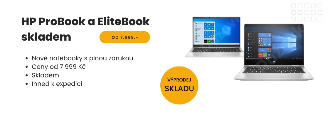 V&Yacute;PRODEJ SKLADU HP NOTEBOOKŮ! Nov&yacute; s plnou z&aacute;ruku již od 7999,-Kč!