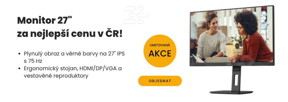 LIMOTOVAN&Aacute; AKCE!  27" monitor za nejlep&scaron;&iacute; cenu v ČR!